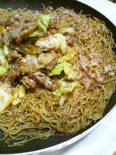 味噌きゃべ豚乗っけ焼きそば-レシピのメイン写真