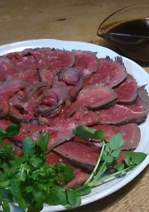 美味しいタレでローストビーフ-レシピのメイン写真