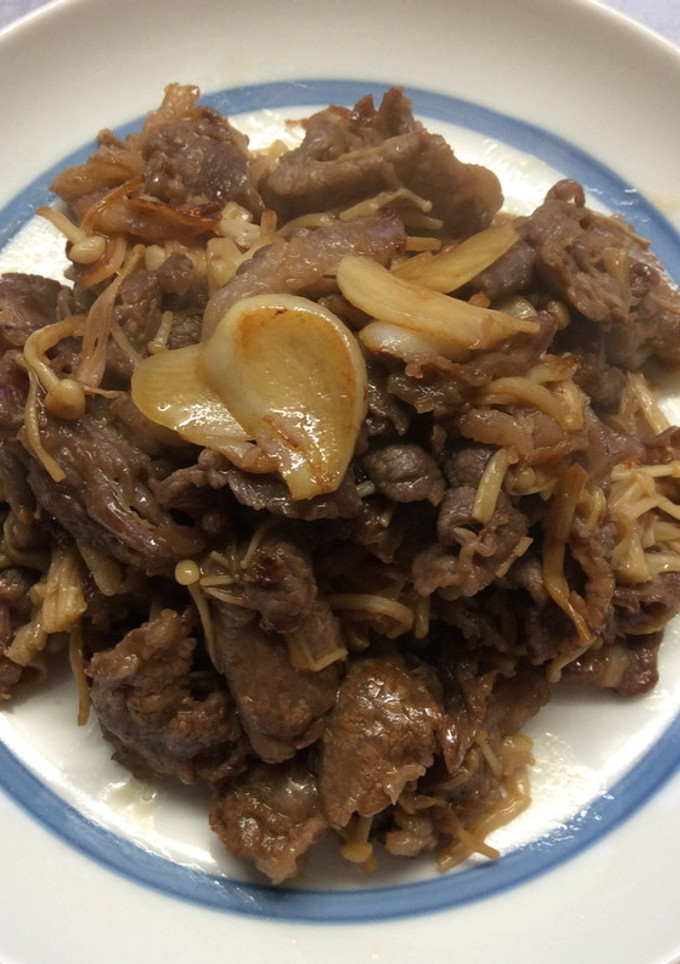 牛肉とえのきのスタミナ炒め-レシピのメイン写真