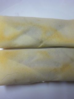 簡単チーズ青じそカニかまの揚げない春巻き-レシピのメイン写真