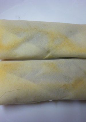 簡単チーズ青じそカニかまの揚げない春巻き-レシピのメイン写真