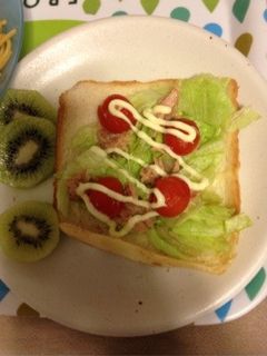 サラダピザトースト風-レシピのメイン写真
