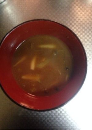 しめじの赤だし-レシピのメイン写真
