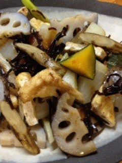 チンしただけ!ルクエ塩昆布と冬野菜の煮物-レシピのメイン写真