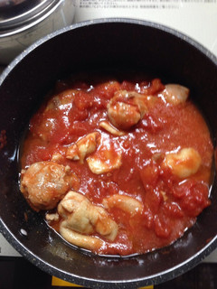 鶏肉のトマト煮込み-レシピのメイン写真