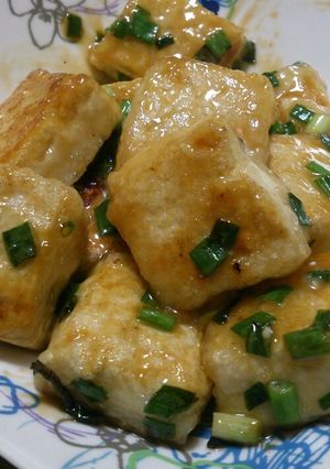豆腐のオイスターマヨ炒め-レシピのメイン写真