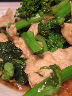 ♪春の青菜と豚肉のオイスターソース炒め♪-レシピのメイン写真
