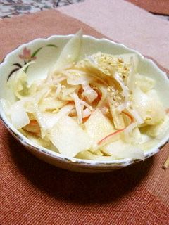大根とカニかまの麺つゆマヨサラダ-レシピのメイン写真