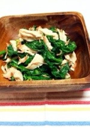 ささみとほうれん草の和風マヨ和え-レシピのメイン写真