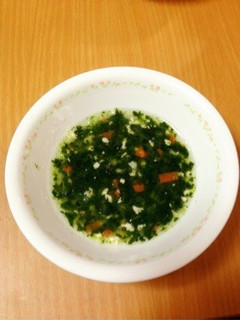 離乳食 小松菜とひき肉のトロトロ煮♡-レシピのメイン写真
