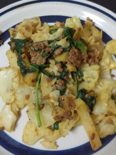 ☆キャベツと挽き肉のカレー炒め☆-レシピのメイン写真