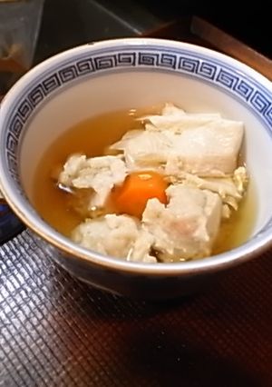 とり真薯　湯葉の炊き合わせ-レシピのメイン写真