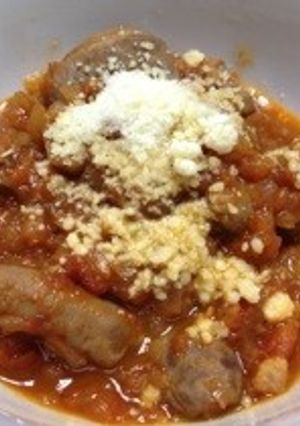 たまには洋風で♪豚モツのトマト煮込み-レシピのメイン写真