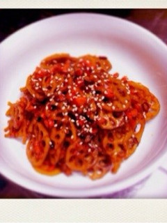 カット野菜deレンコンのきんぴら-レシピのメイン写真