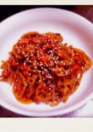 カット野菜deレンコンのきんぴら-レシピのメイン写真