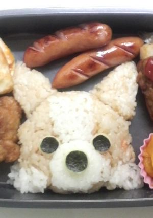 キャラ弁☆チワワ☆犬-レシピのメイン写真