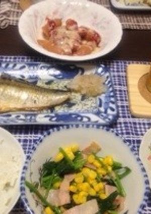 我が家のほうれん草のバターソテー☆-レシピのメイン写真