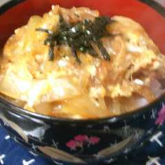 รูปของ あぶらあげ丼［カツ丼風］