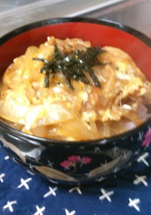 あぶらあげ丼［カツ丼風］-レシピのメイン写真