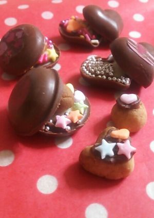 マカロン風 デコチョコ-レシピのメイン写真