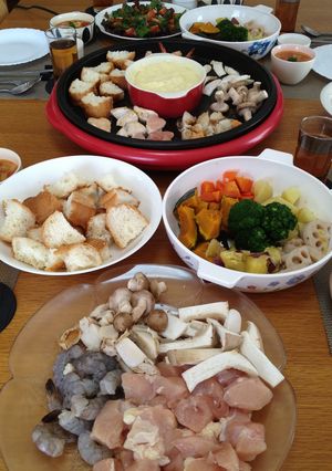 パーティにお勧め☆チーズフォンデュ-レシピのメイン写真