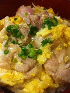簡単、親子丼-レシピのメイン写真