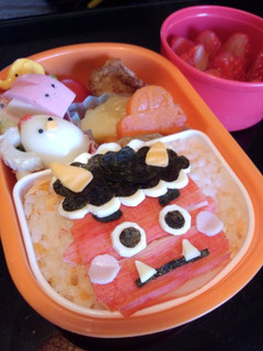キャラ弁♡節分おに-レシピのメイン写真