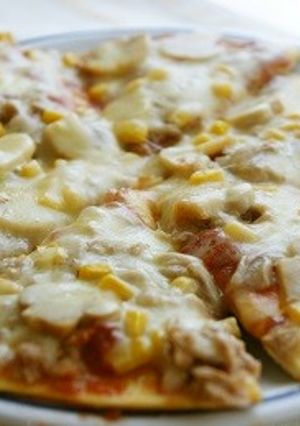 自家製 フライパン・ピザ-レシピのメイン写真