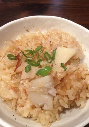 お一人様♡土鍋で里芋土佐ごはん-レシピのメイン写真