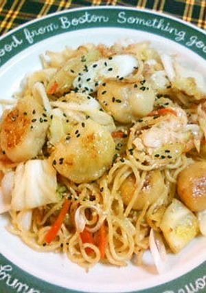 塩まめぶ焼きそば-レシピのメイン写真