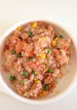 一歳半の鮭チャーハン-レシピのメイン写真