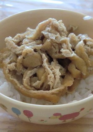 １０秒でいなり寿司風☆からの、高野豆腐煮-レシピのメイン写真