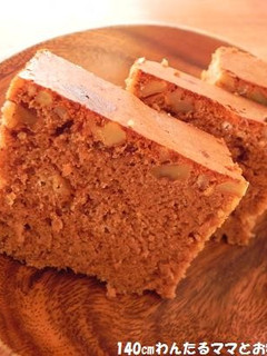 炊飯器で簡単★くるみ入りチョコカステラ-レシピのメイン写真