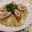 豊橋発☆白菜とちくわの塩焼そば