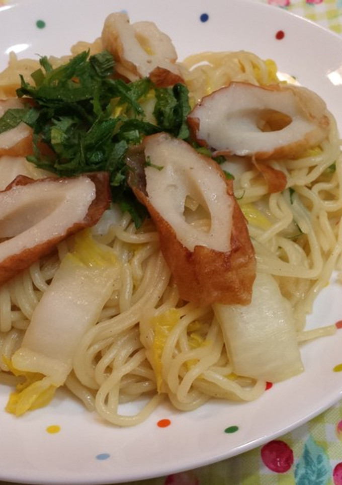 豊橋発☆白菜とちくわの塩焼そば-レシピのメイン写真