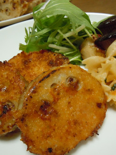 蓮根つくねチーズ焼き♪-レシピのメイン写真