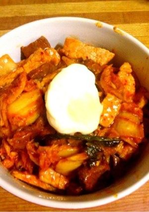 料理男子の豚キムチ丼-レシピのメイン写真