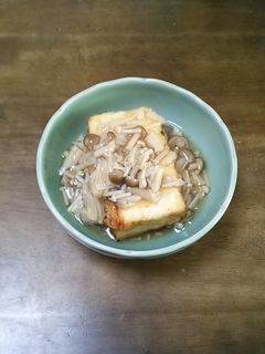 きのこのあんかけ豆腐-レシピのメイン写真