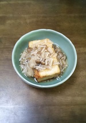 きのこのあんかけ豆腐-レシピのメイン写真