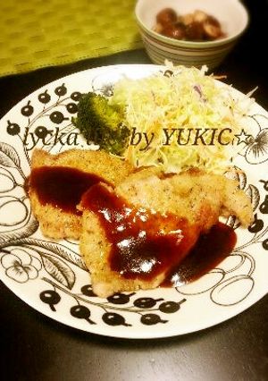つけて焼くだけ♪豚肉の香草パン粉焼き-レシピのメイン写真