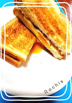 チーズエッグトースト♡-レシピのメイン写真