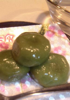 抹茶白玉だんご-レシピのメイン写真