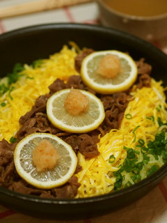 ♡山口の郷土料理♡瓦そば風♪焼そば-レシピのメイン写真