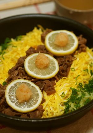 ♡山口の郷土料理♡瓦そば風♪焼そば-レシピのメイン写真