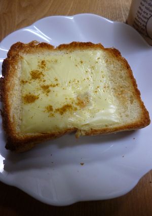 チーズカレートースト-レシピのメイン写真