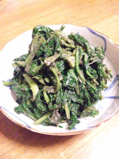 からし菜のごま和え♪-レシピのメイン写真