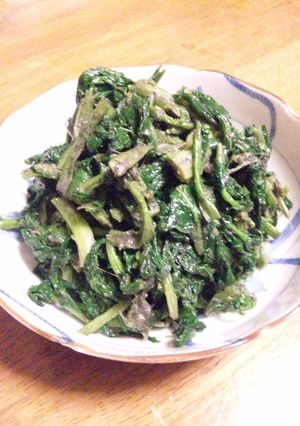 からし菜のごま和え♪-レシピのメイン写真