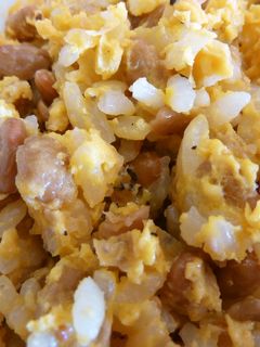レンジで簡単♪納豆チャーハン☆-レシピのメイン写真