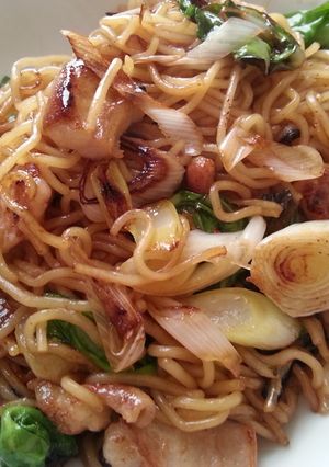 岡山発！ホルモン焼きそば♡-レシピのメイン写真
