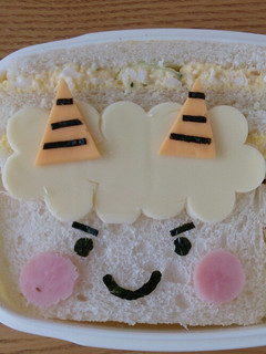 キャラ弁★鬼のサンドイッチ-レシピのメイン写真